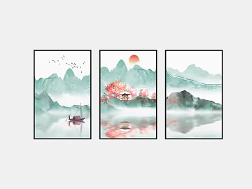 landscape painting texture (ID:ffach380511)