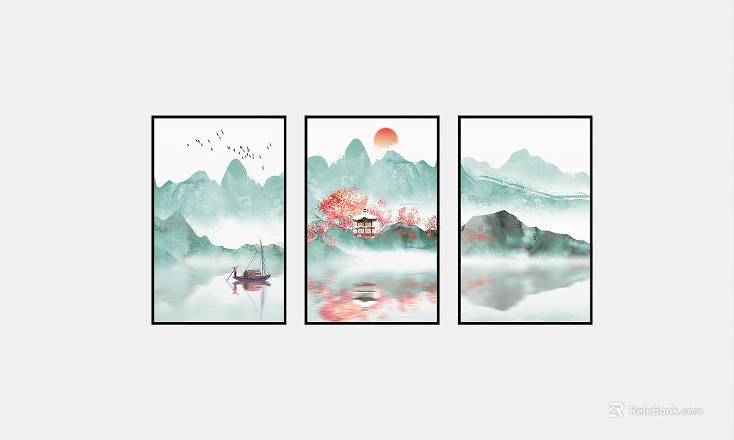 landscape painting texture