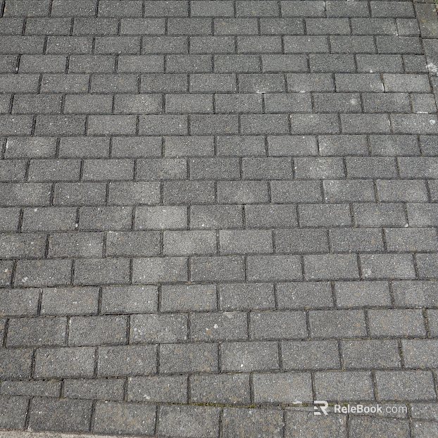 Brick pavement texture