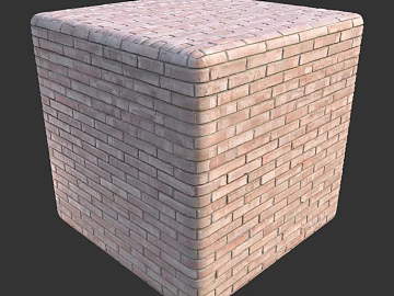 Brick wall PBR texture (ID:ffach233351)