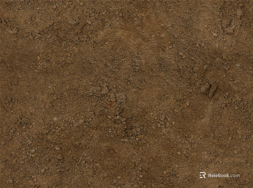 Clay ground texture