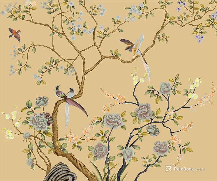 animal and plant pattern texture