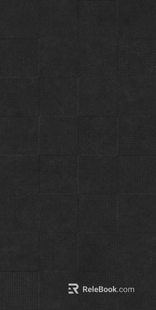Checkered abrasive tiles, textured tiles with raised and recessed patterns texture