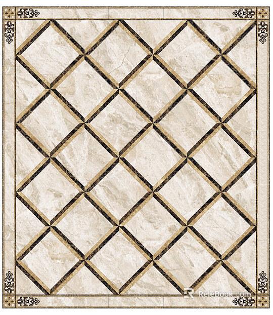 Modeling mosaic tile water knife processing series ceramic tile texture