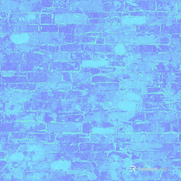 Blue purple antique brick wall background wall texture