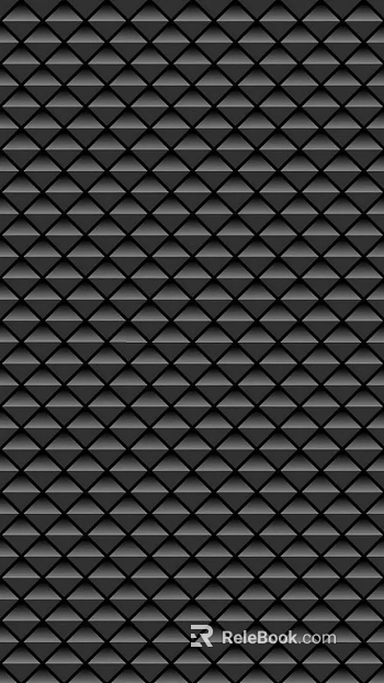 Dark gray geometric metal plate wall decoration texture
