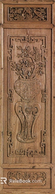 wood carved black wood relief texture