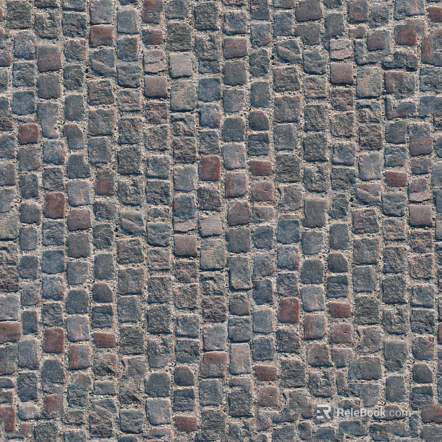Square mosaic tile street stone paving pavement sidewalk pavement ground texture