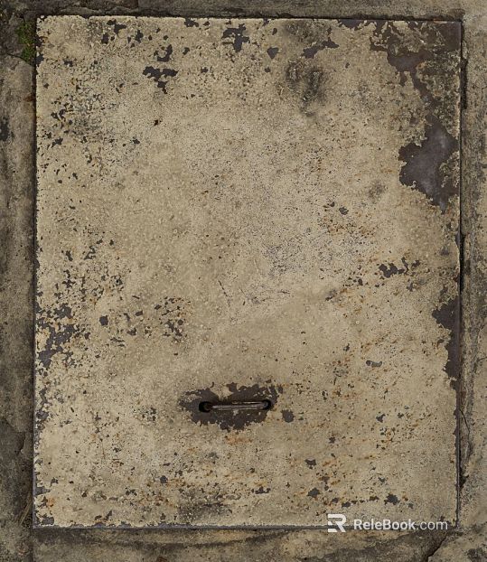 Metal door texture