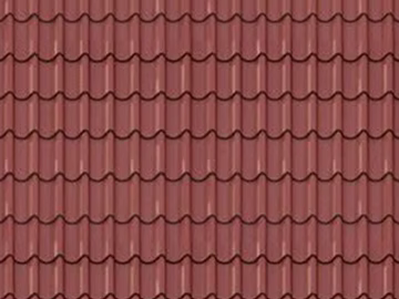 Dark red color steel tile roof building materials texture (ID:ffaeh510589)