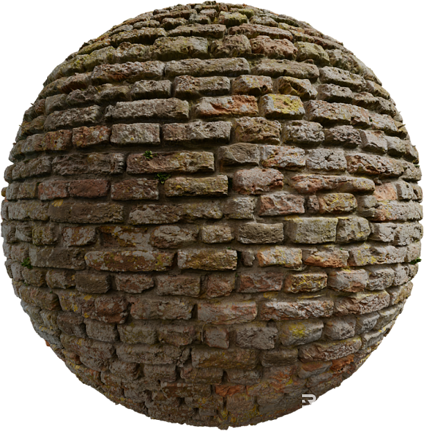 Brick wall PBR texture