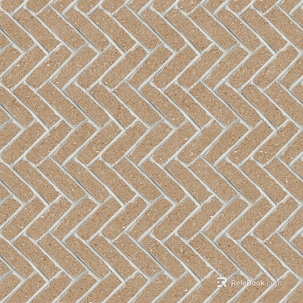 Herringbone pattern cement floor tile permeable brick sidewalk road square ground texture