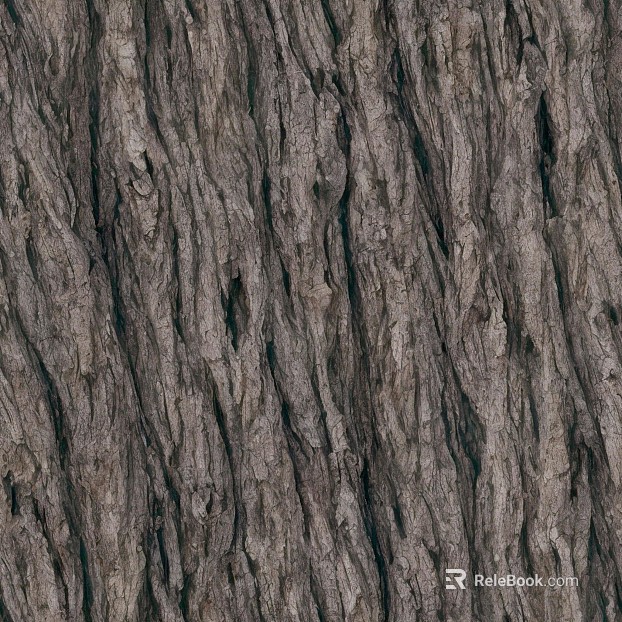 Taupe Bark Natural Decoration Map texture