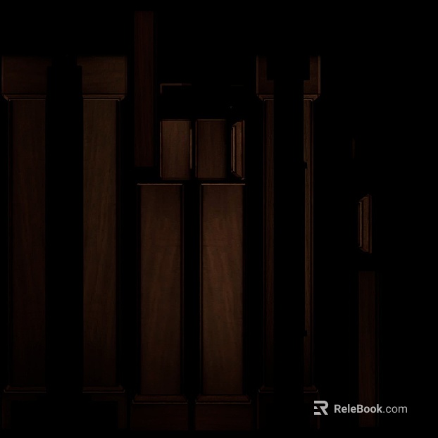 Dark Brown Vintage Wooden Door Interior Door texture