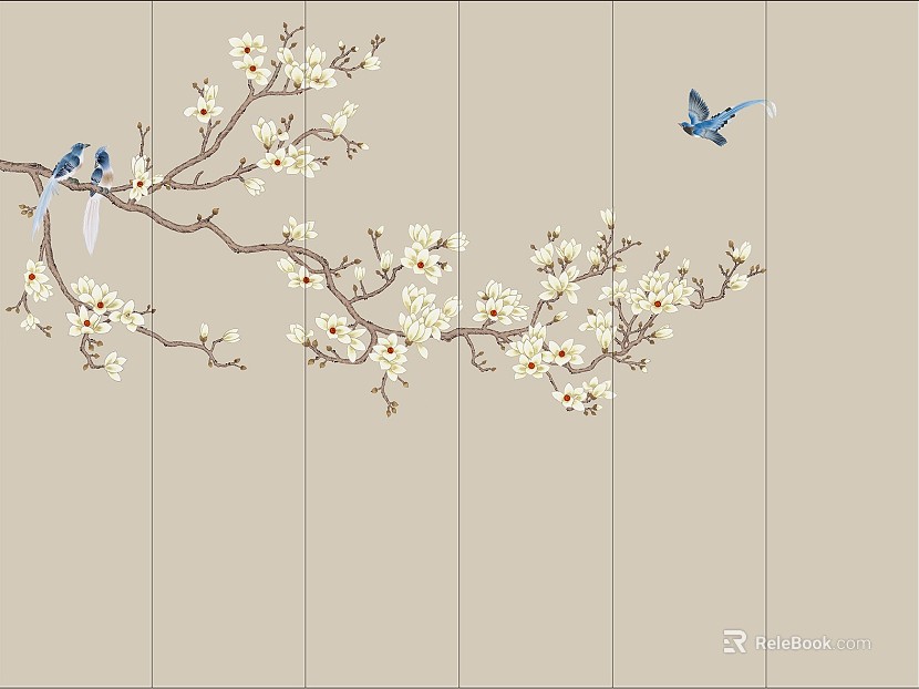 animal and plant pattern texture