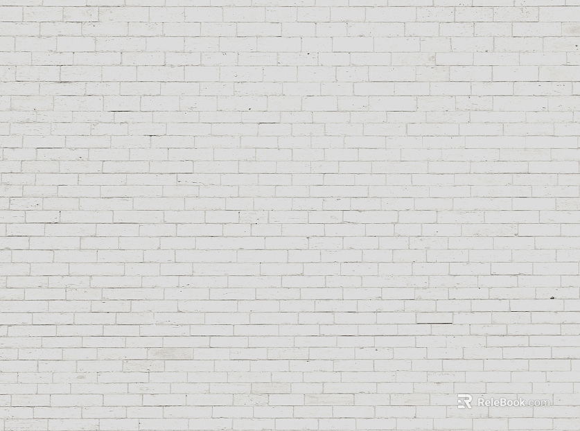 Brick wall Milky White wall texture