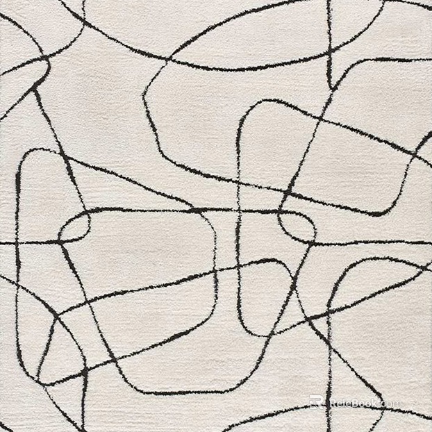 Geometric rug texture