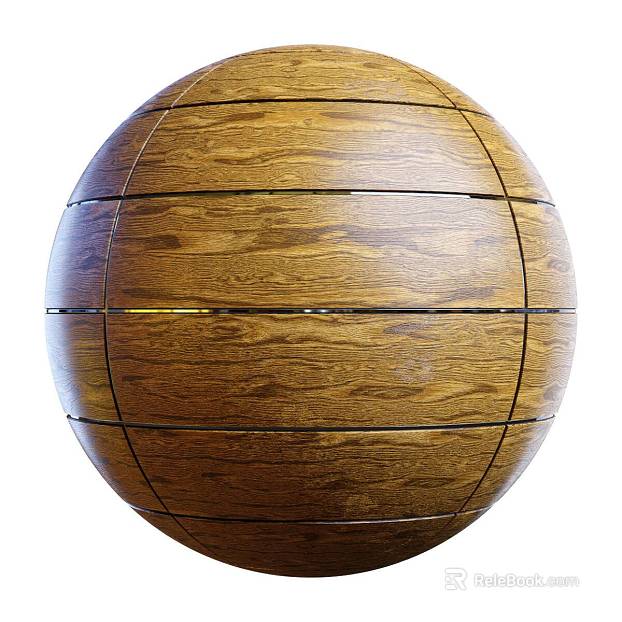 Wood Wall Panel PBR texture