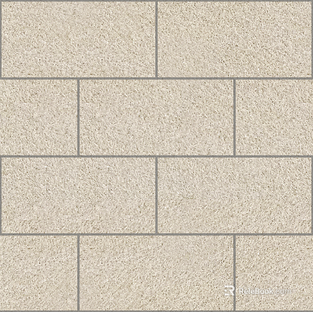 Brick wall beige granite staggered seam seamless texture