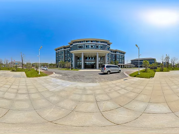 City Office Building Highway Sunny Day HDR texture (ID:ffach316746)