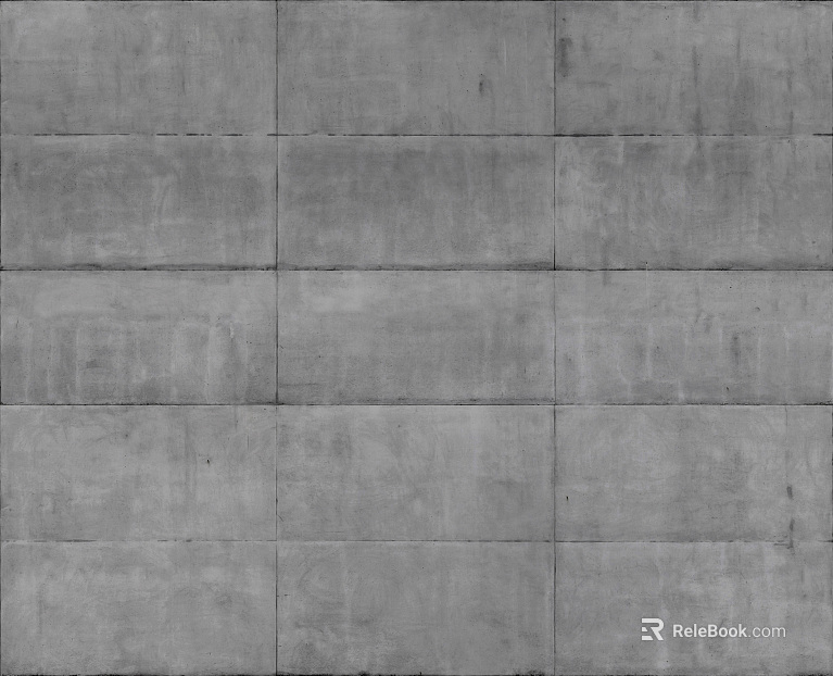 Cement brick public toilet gray wall brick texture