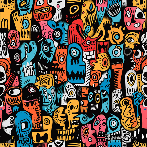 Pattern Wall Cloth Pattern Wallpaper Cartoon Wallpaper Cartoon Wall Cloth Wallpaper Wallpaper texture