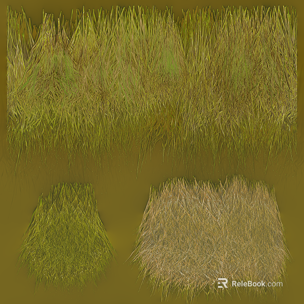 Yellowish green haystack outdoor decoration texture