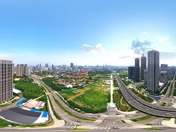 HDR urban ecological greening panorama texture (ID:ffach508003)