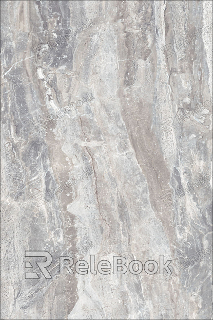 Running Water Pattern Marble, featuring fluid, undulating veins in soft gray and white hues against a tranquil, light-colored background, evoking the serene flow of water.