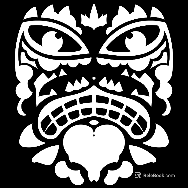 Tattoo black and white mask pattern texture pattern graphics texture