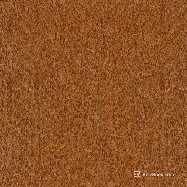 Brown Yellow Fine Grain Leather Furniture Soft Bag texture