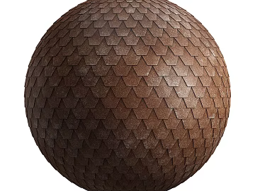 Roof Tile PBR texture (ID:ffach967844)