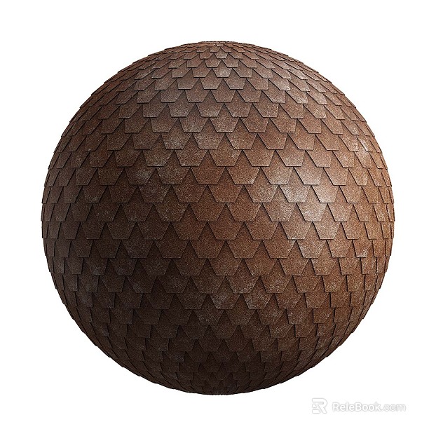 Roof Tile PBR texture
