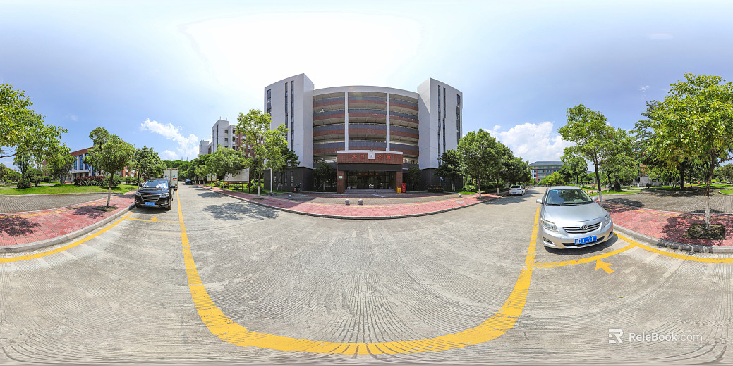 HDR City Campus Campus Panorama texture