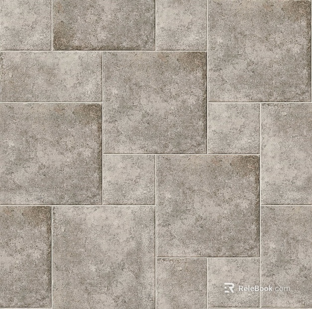 Modern Roman mosaic-patterned antique-style tiles texture