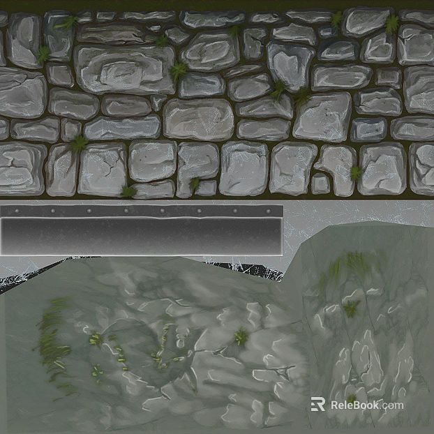 Light gray rough-cut stone, outdoor wall cladding stone texture