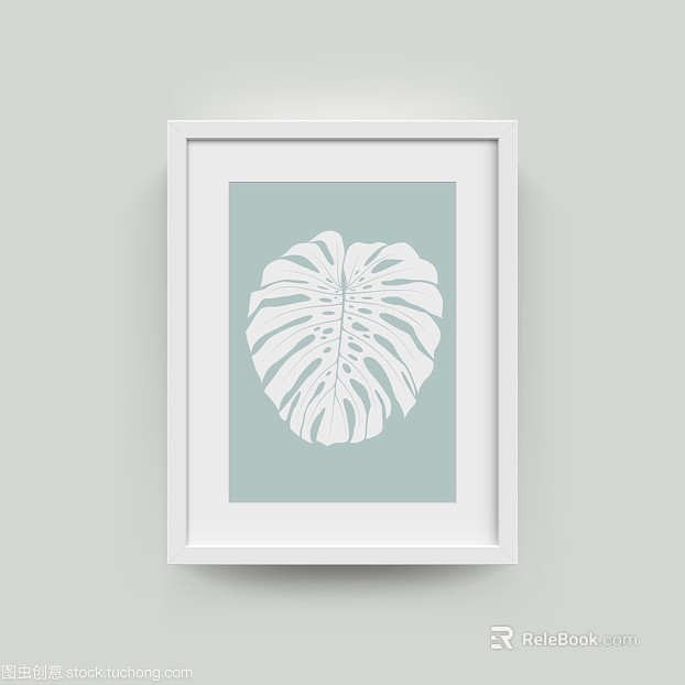Plant painting texture