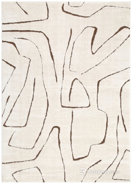 Geometric rug texture
