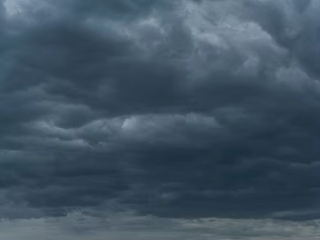 Dark dark clouds, cloudy sky, storm disaster coming texture (ID:ffach172431)