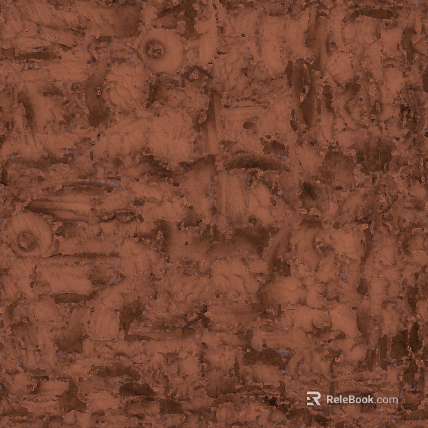 Red-brown cork textured wall decoration texture
