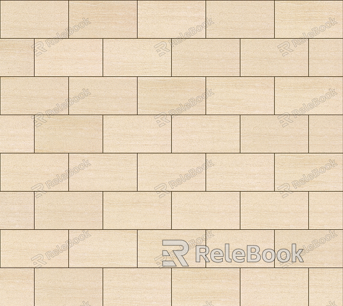 A plain, light beige ceramic tile with subtle, uniform texture, exhibiting minimalistic design ideal for versatile interior applications. Smooth surface, rectangular shape, and a matte finish contribute to its understated elegance.