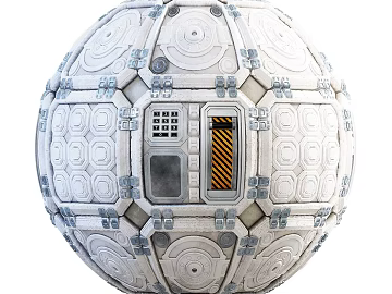 Space capsule PBR texture (ID:ffach248794)