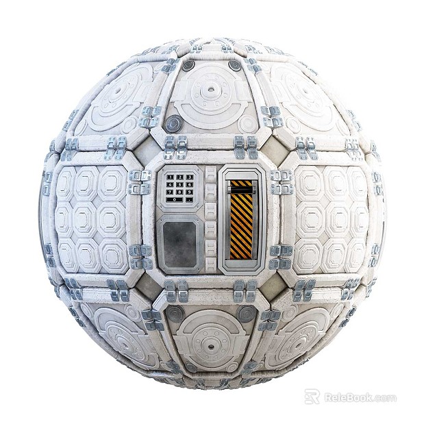 Space capsule PBR texture