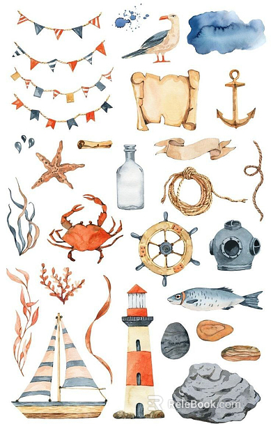 Cartoon children's wallpaper texture