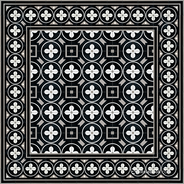 Vintage cement concrete stone geometric mosaic pattern ceramic tile tile floor tile wall tile texture