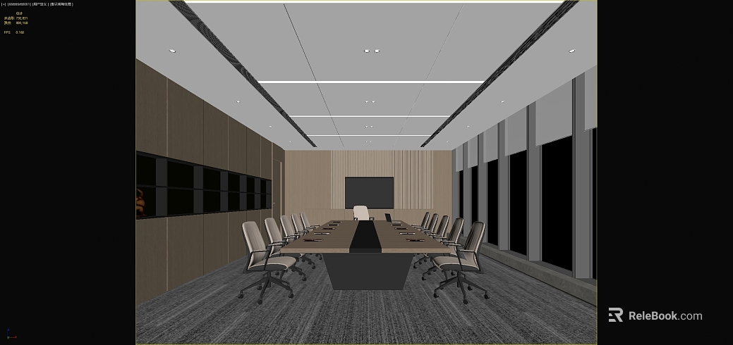 Modern Grey Stripe Carpet Meeting Room texture
