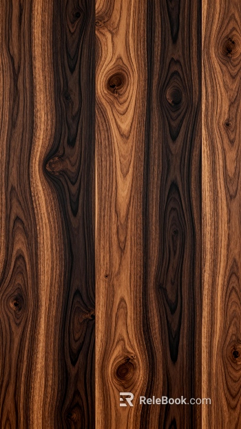Quiet Chinese style antique dark walnut dark curry wood grain board dark wood board dark fireproof board wood veneer texture