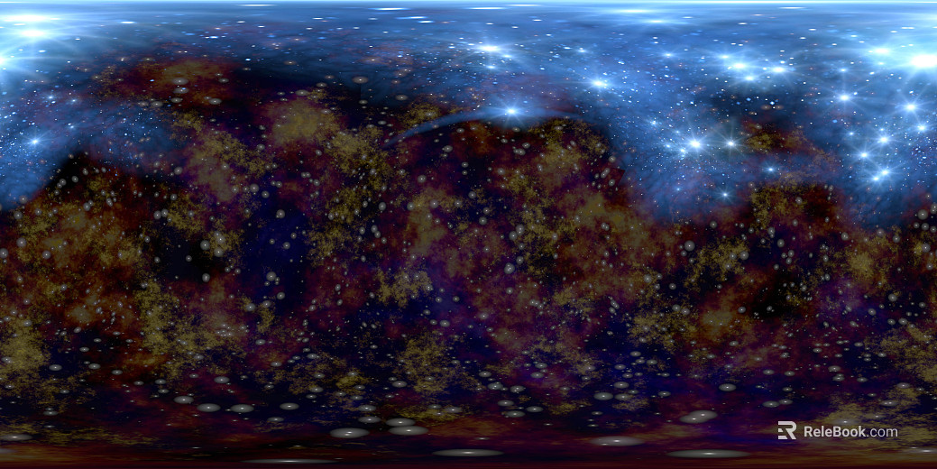 The vast universe starry sky scene HDR texture
