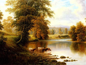 landscape painting texture (ID:ffaef5067)