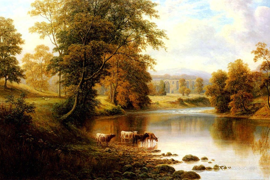 landscape painting texture